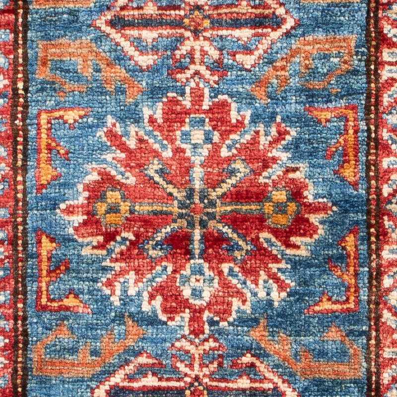 Ziegler Teppich - Kazak - 101 x 61 cm - blau