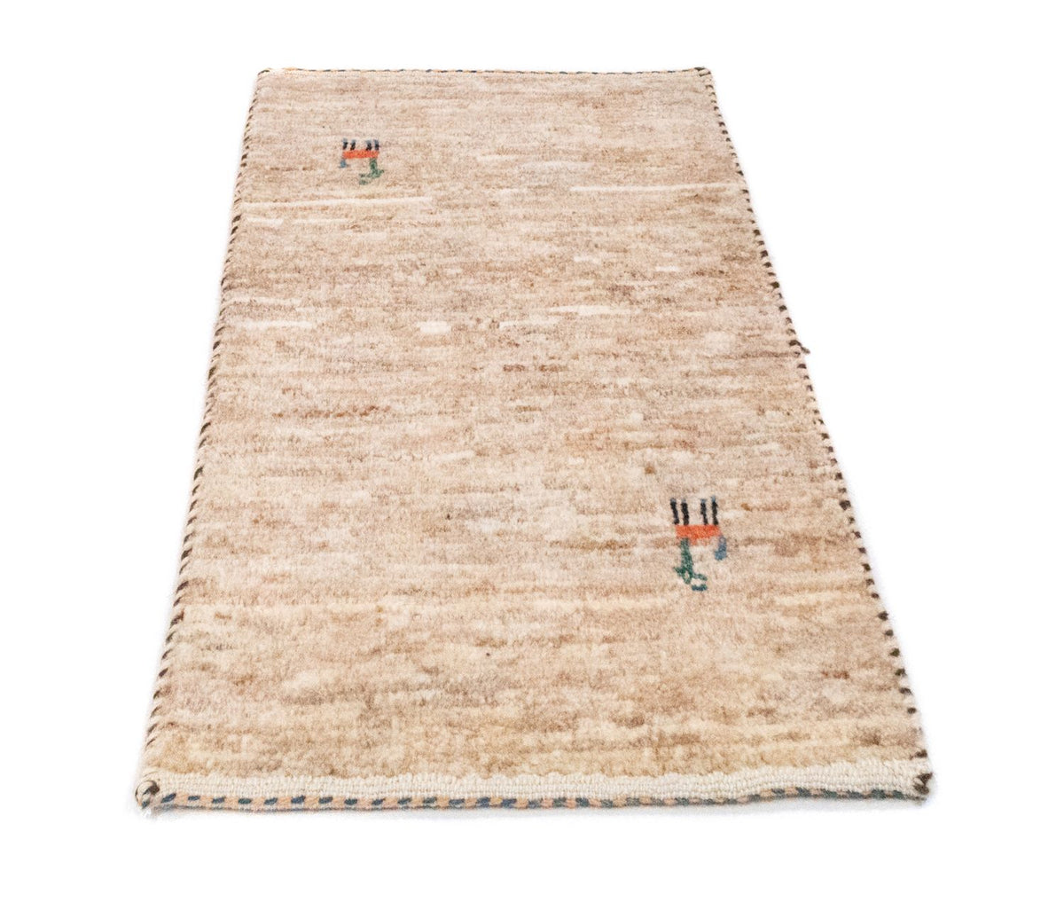 Gabbeh Teppich - Perser 60 x 40 cm - beige