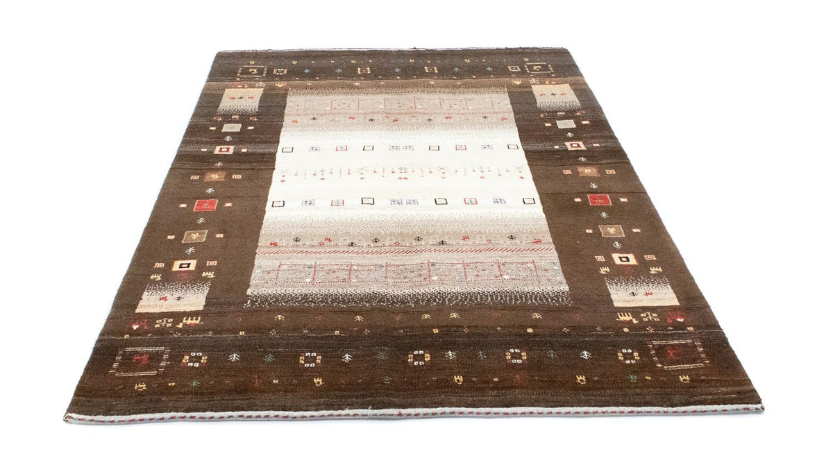 Gabbeh Teppich - Loribaft Perser 194 x 148 cm - beige
