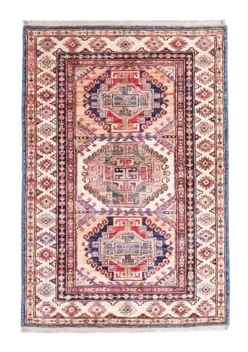 Ziegler Teppich - Kazak 125 x 83 cm - hellblau