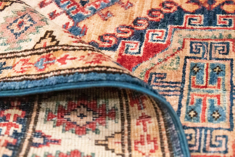 Ziegler Teppich - Kazak 125 x 83 cm - hellblau