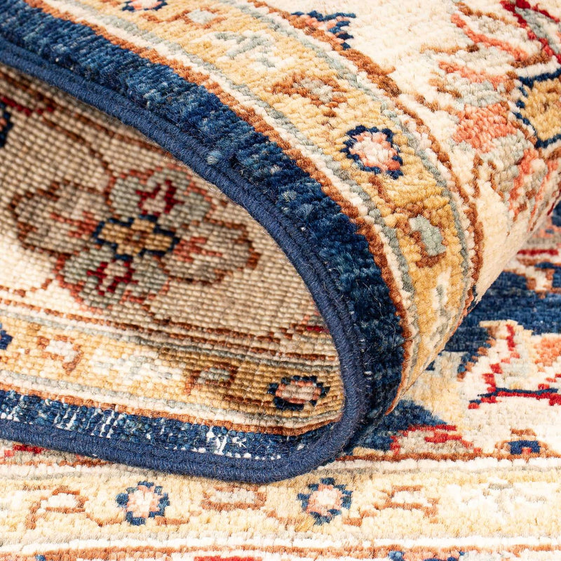 Ziegler Teppich 124 x 79 cm - dunkelblau