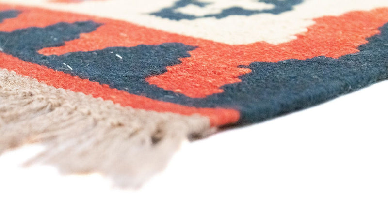 Kelim Teppich - Splash 153 x 103 cm - rot