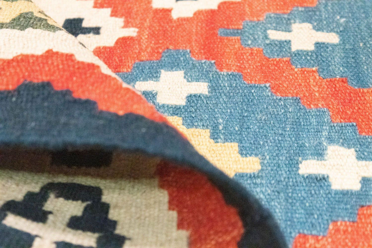 Kelim Teppich - Splash 153 x 103 cm - rot