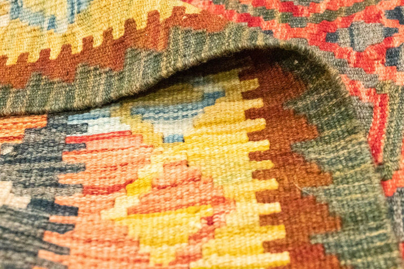 Kelim Teppich - Splash 197 x 100 cm - mehrfarbig