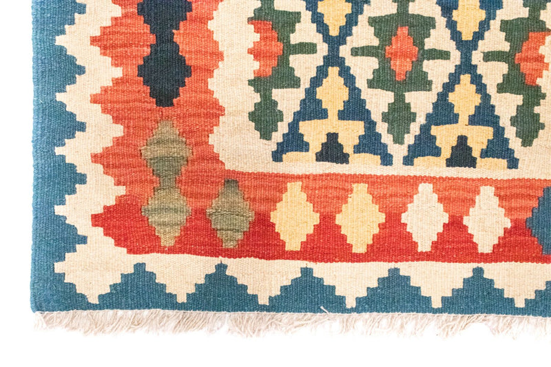 Kelim Teppich - Splash 124 x 84 cm - mehrfarbig