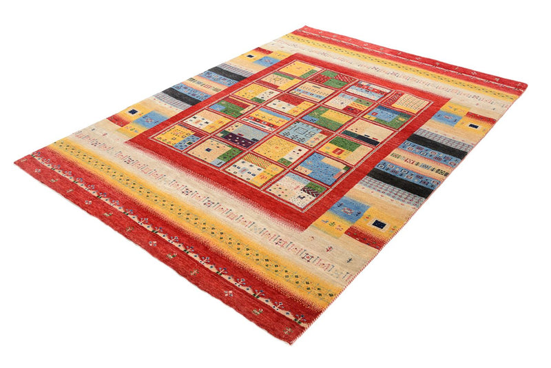 Gabbeh Teppich - Loribaft Indus - 236 x 169 cm - mehrfarbig