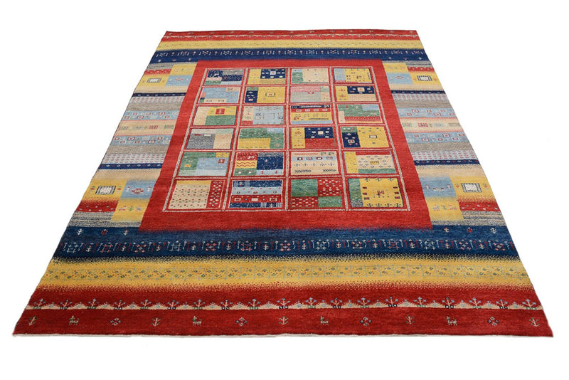 Gabbeh Teppich - Loribaft Indus - 240 x 173 cm - mehrfarbig