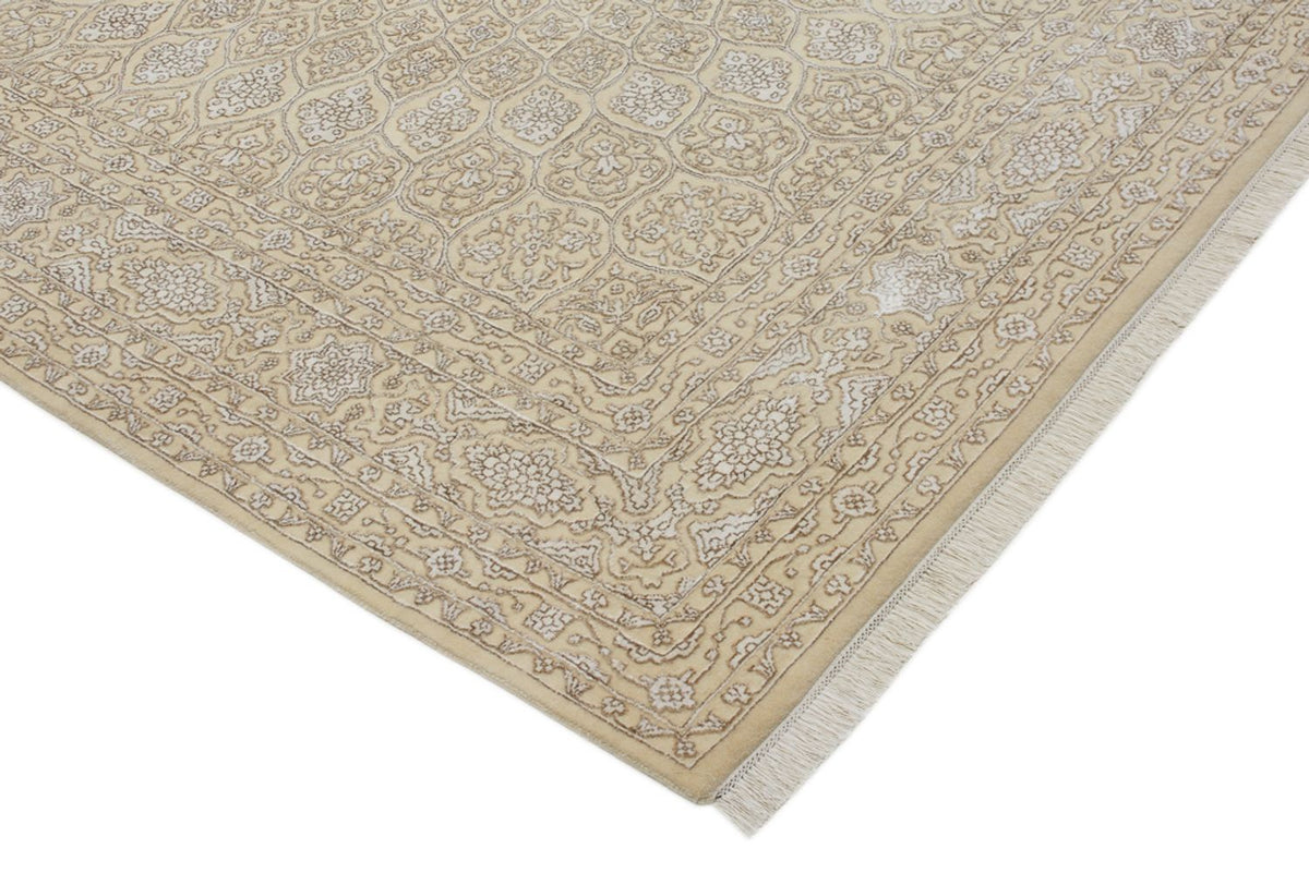 Orientteppich quadratisch - 246 x 245 cm - dunkelbeige