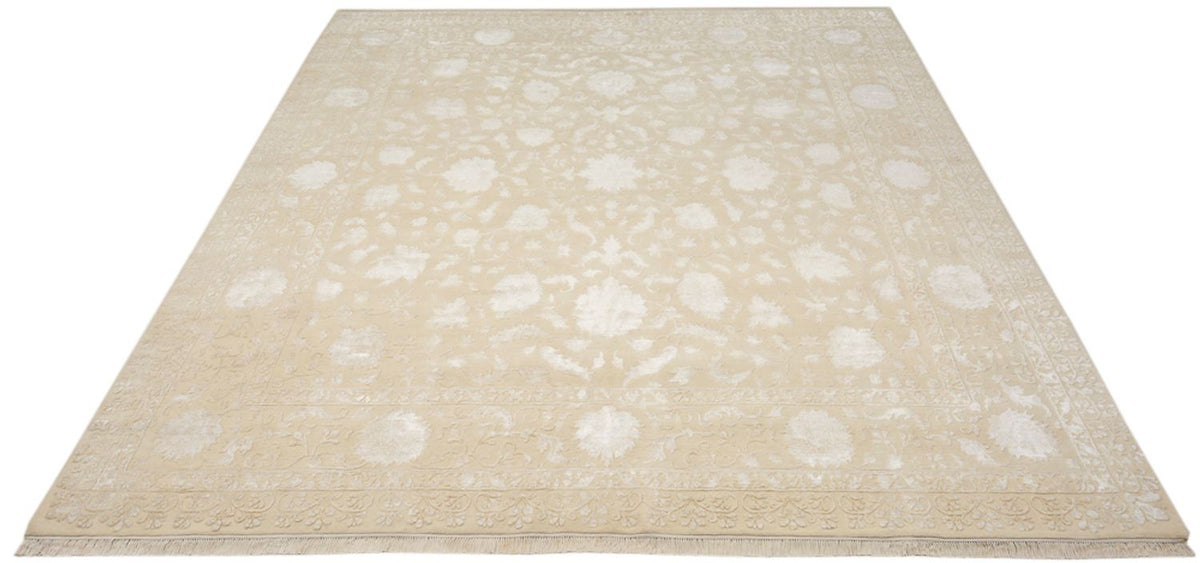 Orientteppich quadratisch  - 309 x 301 cm - hellbeige