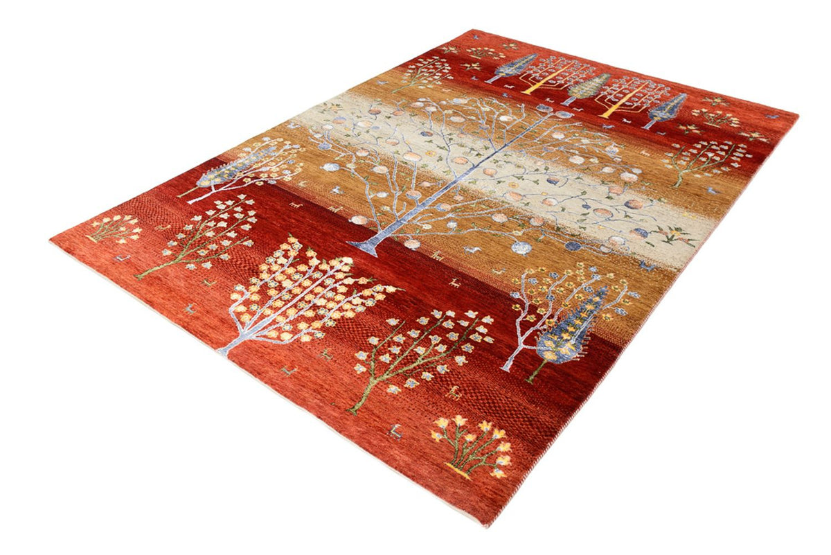 Gabbeh Teppich - Loribaft Indus - 242 x 177 cm - mehrfarbig