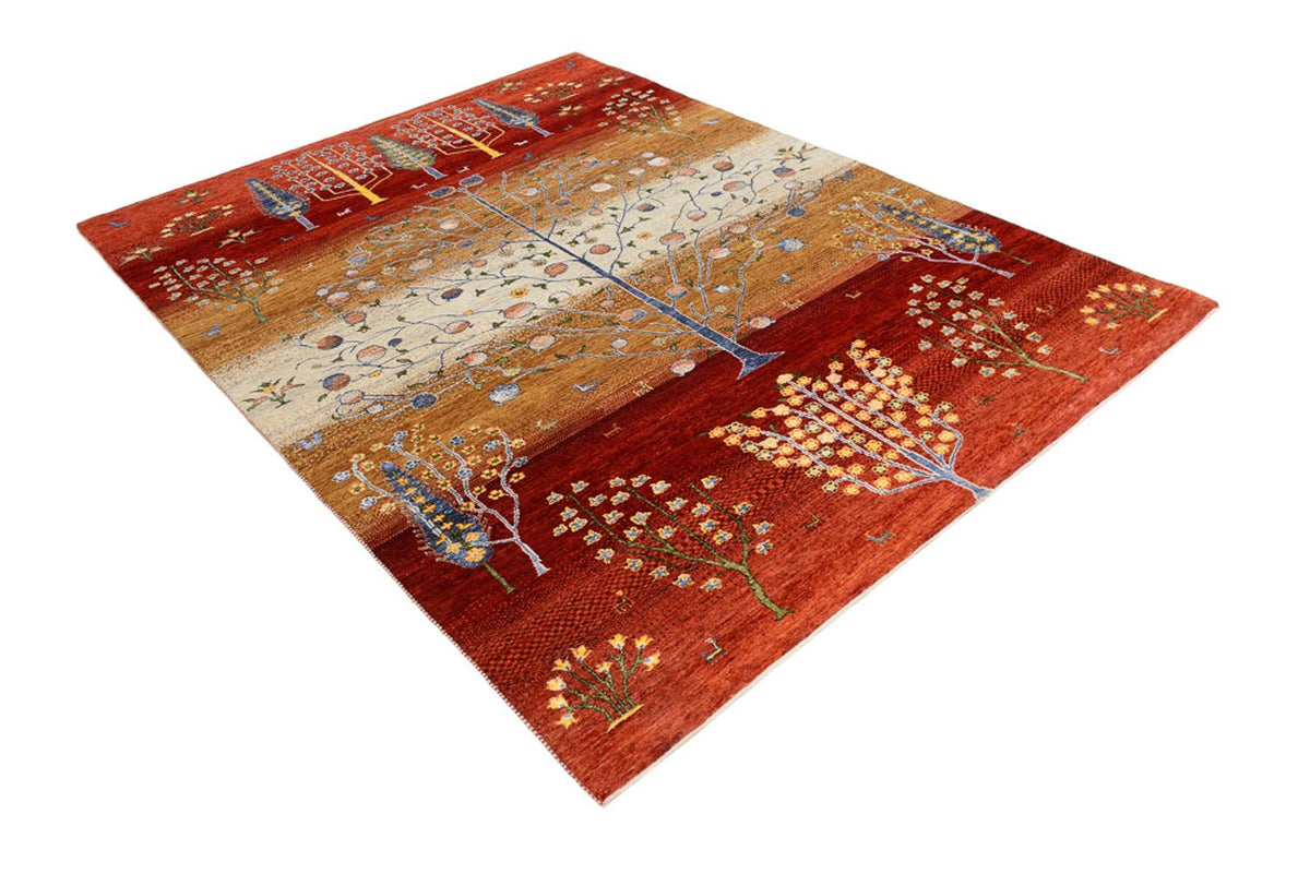 Gabbeh Teppich - Loribaft Indus - 242 x 177 cm - mehrfarbig