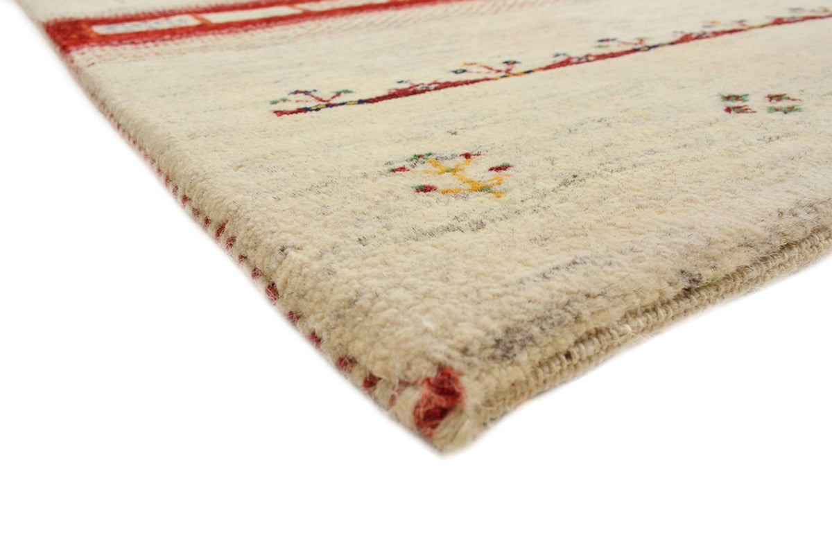 Gabbeh Teppich - Loribaft Indus - 298 x 249 cm - hellbeige