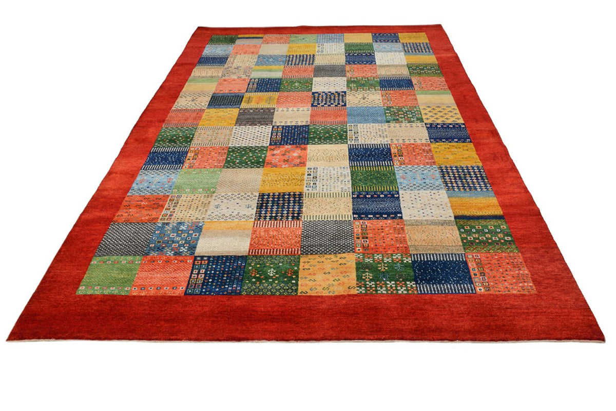 Gabbeh Teppich - Loribaft Indus - 305 x 203 cm - mehrfarbig