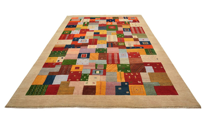 Gabbeh Teppich - Loribaft Indus - 347 x 246 cm - mehrfarbig