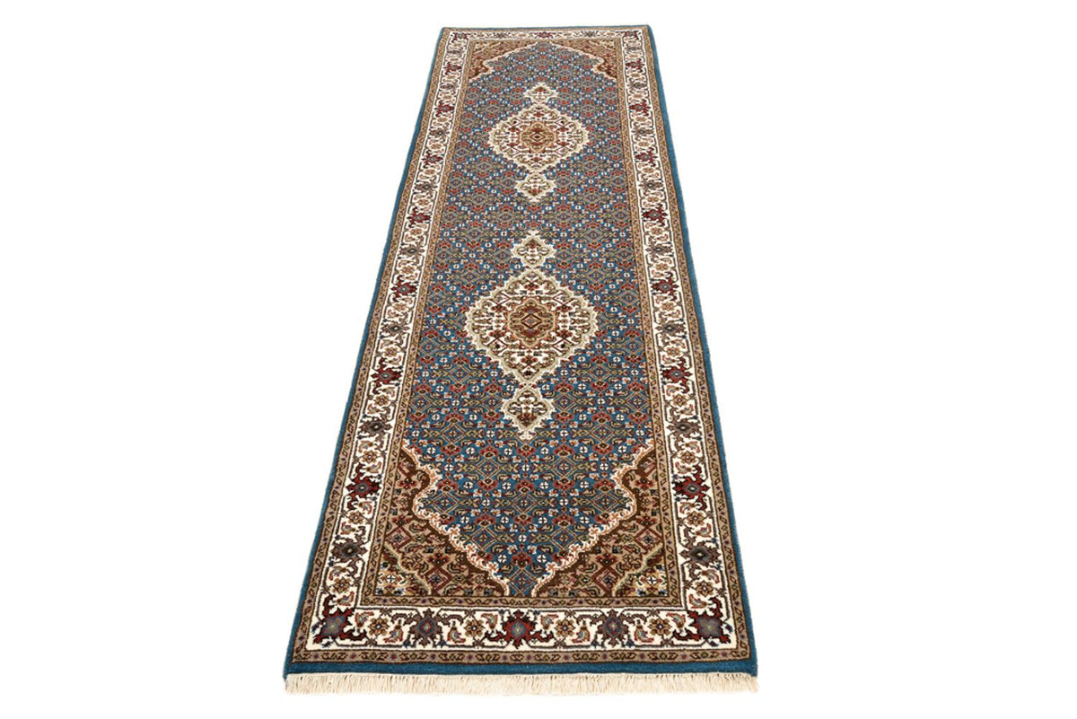 Läufer Orient - Täbriz - 244 x 75 cm - dunkelblau