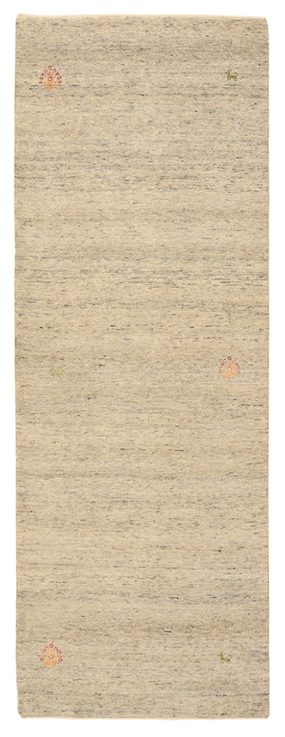 Läufer Gabbeh - Loribaft Indus - 238 x 82 cm - dunkelbeige