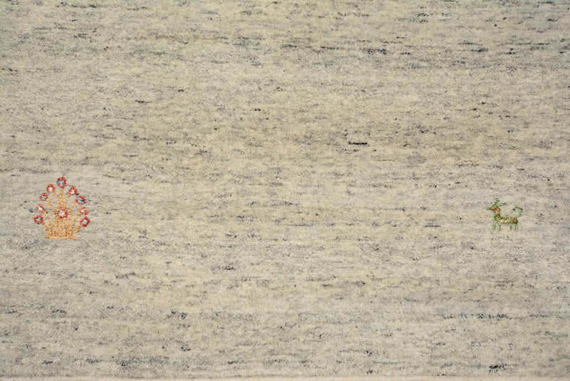 Läufer Gabbeh - Loribaft Indus - 238 x 82 cm - dunkelbeige