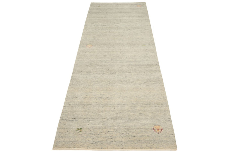 Läufer Gabbeh - Loribaft Indus - 241 x 85 cm - dunkelbeige