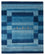 Gabbeh Teppich - Loribaft Indus - 303 x 241 cm - seeblau