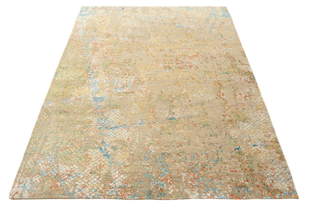 Designer Teppich - 203 x 146 cm - camel