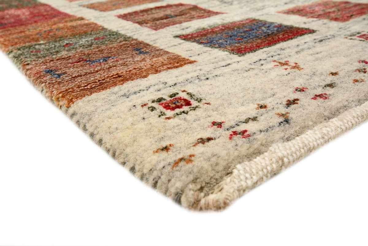 Gabbeh Teppich - Loribaft Indus - 141 x 76 cm - mehrfarbig
