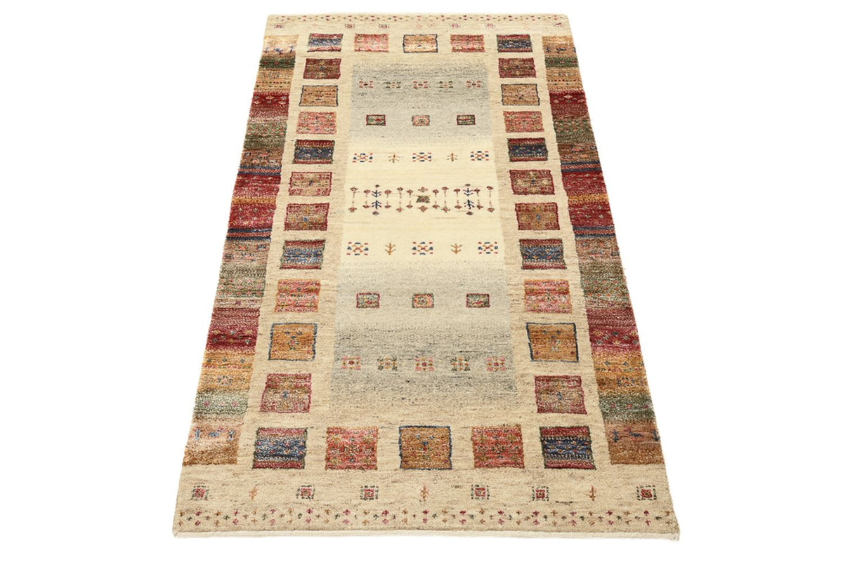 Gabbeh Teppich - Loribaft Indus - 145 x 77 cm - mehrfarbig