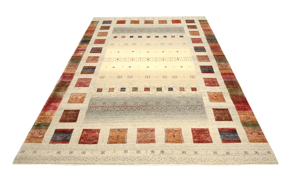 Gabbeh Teppich - Loribaft Indus - 341 x 248 cm - mehrfarbig