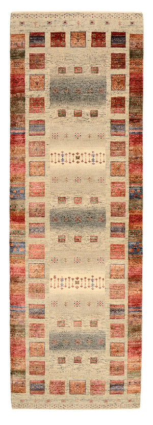 Läufer Gabbeh - Loribaft Indus - 247 x 82 cm - mehrfarbig