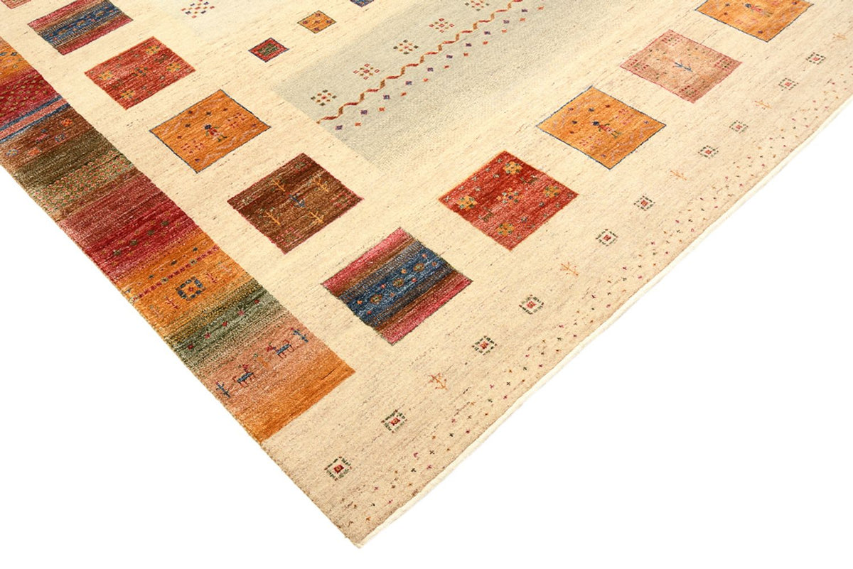 Gabbeh Teppich - Loribaft Indus - 345 x 247 cm - mehrfarbig