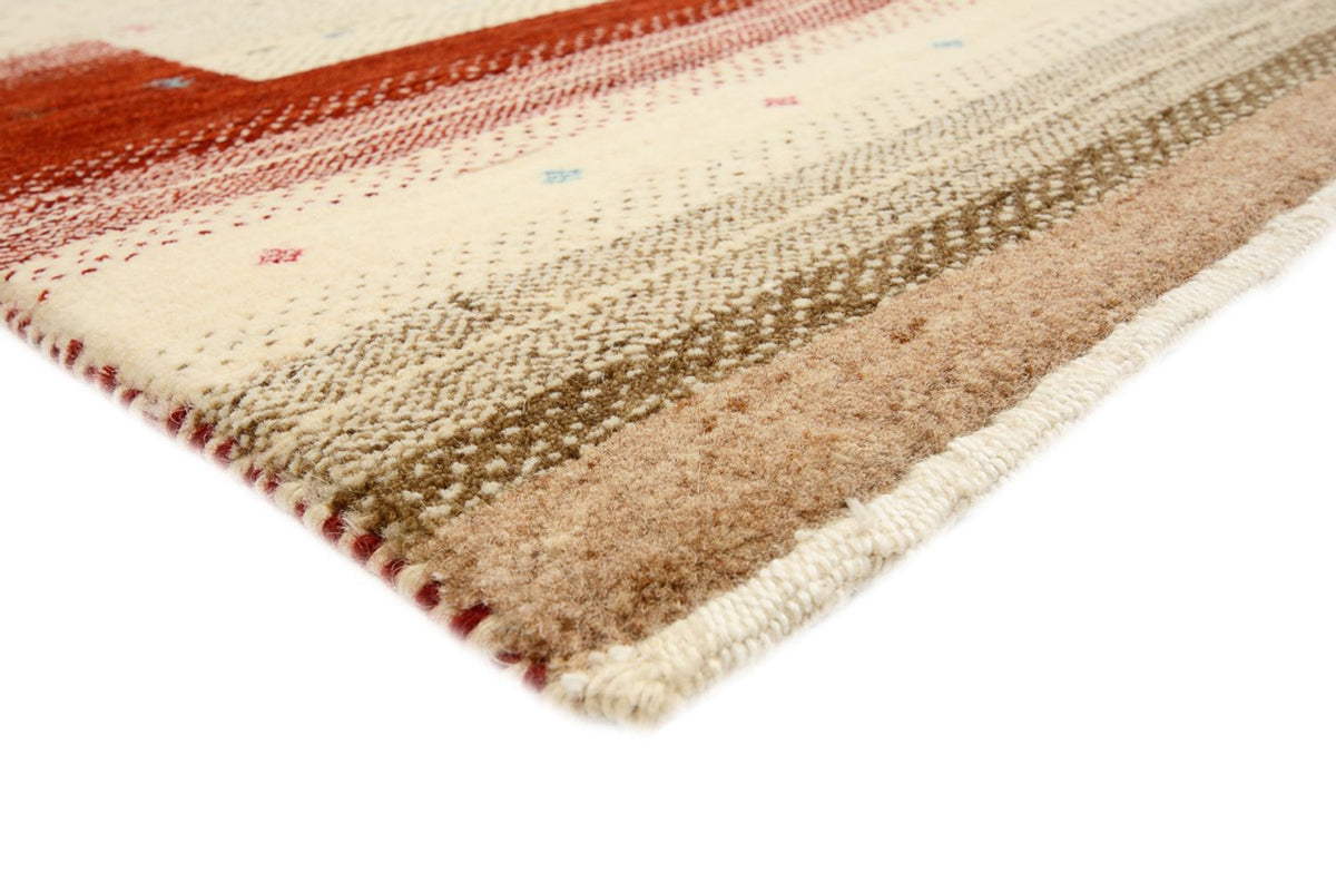 Gabbeh Teppich - Loribaft Indus - 238 x 174 cm - hellbeige