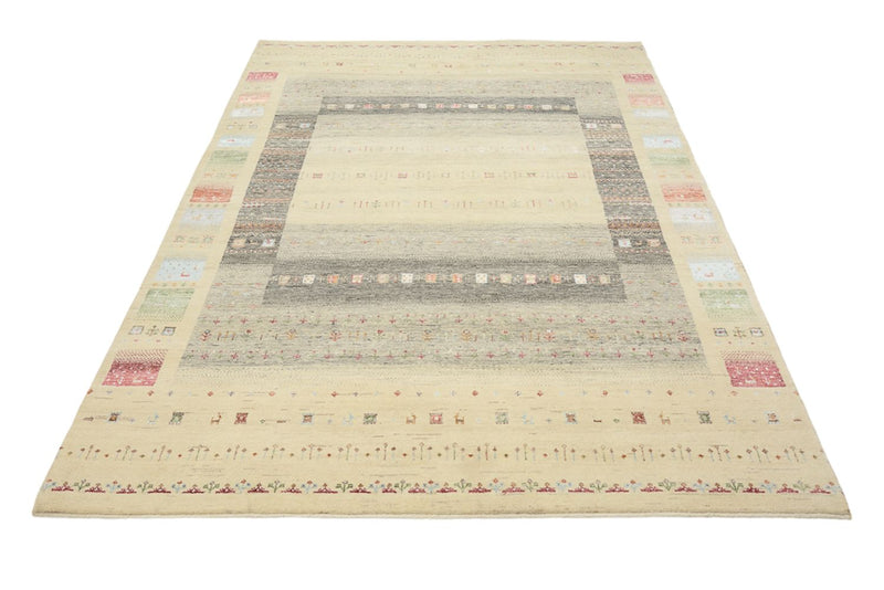 Gabbeh Teppich - Loribaft Indus - 243 x 171 cm - mehrfarbig