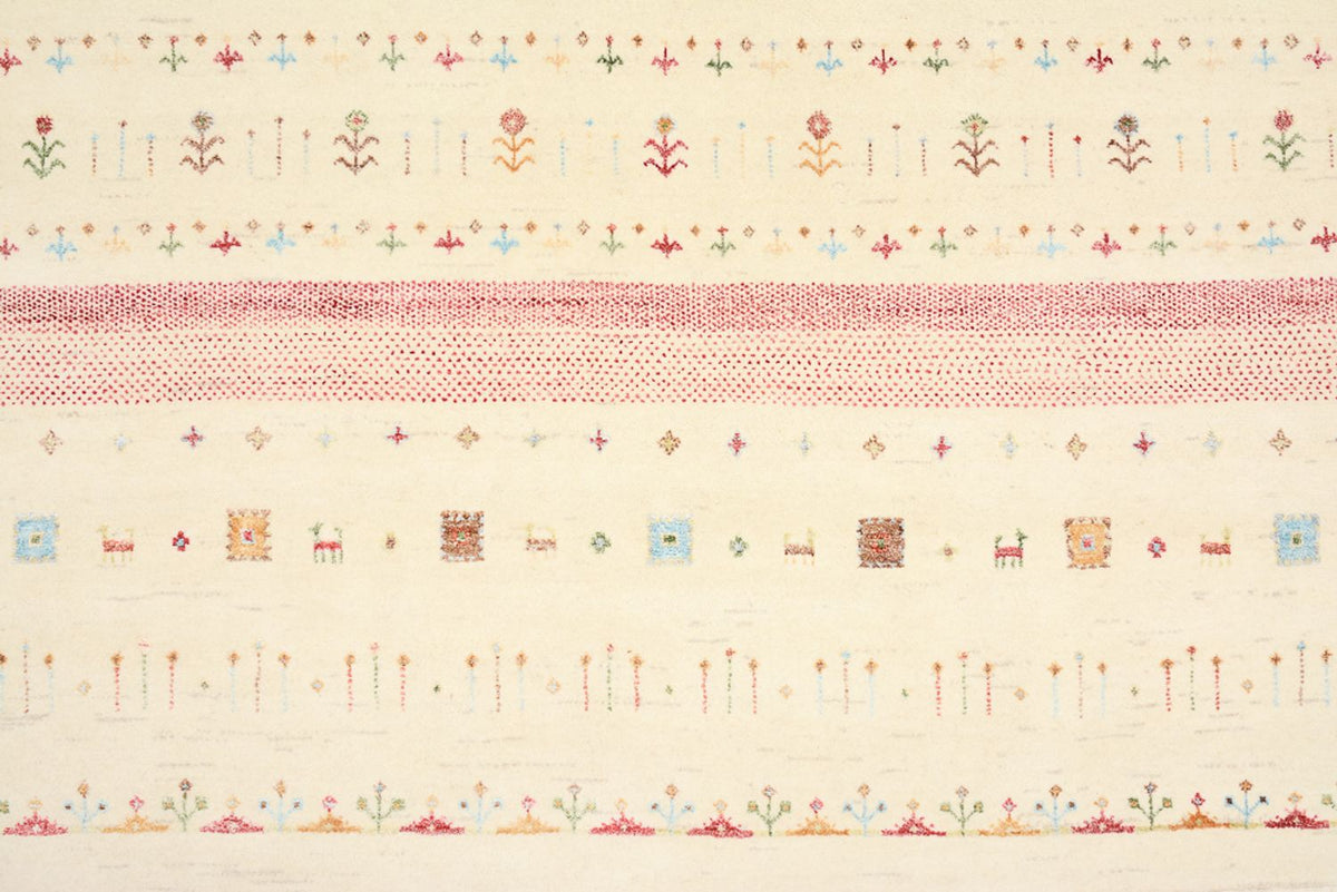 Gabbeh Teppich - Loribaft Indus - 304 x 200 cm - mehrfarbig