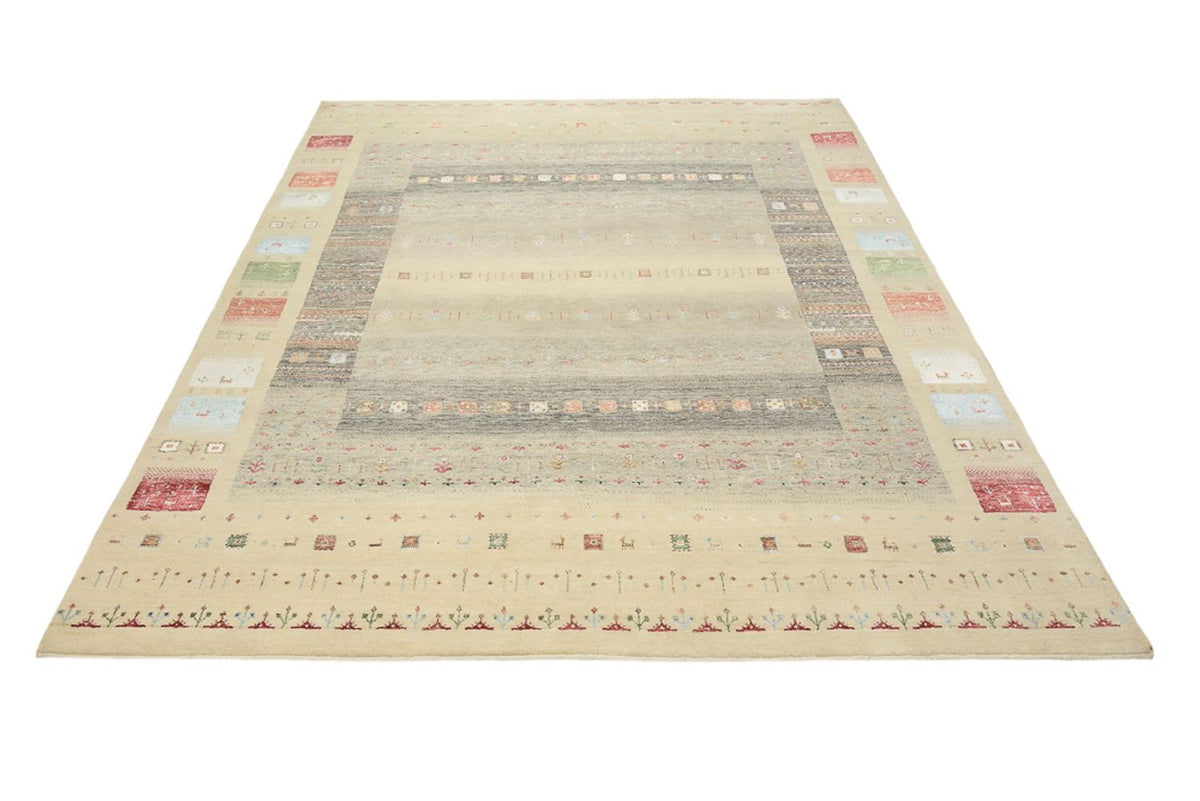 Gabbeh Teppich - Loribaft Indus - 252 x 203 cm - mehrfarbig