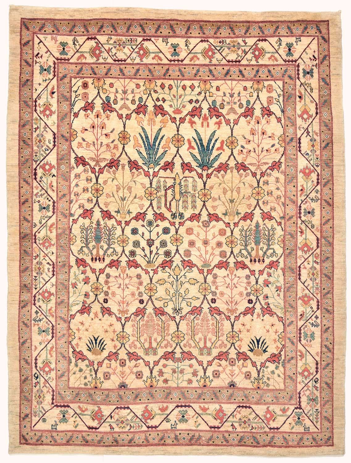 Gabbeh Teppich - Loribaft Perser 236 x 175 cm - mehrfarbig