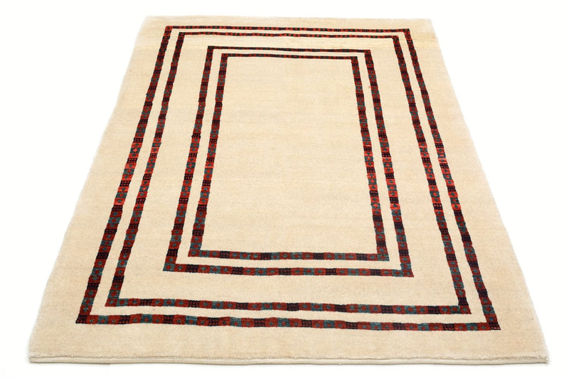 Gabbeh Teppich - Loribaft Perser 179 x 127 cm - beige