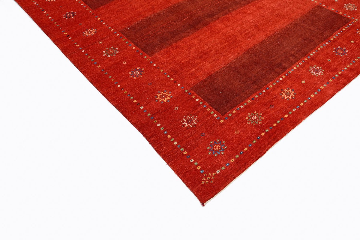 Gabbeh Teppich - Loribaft Perser 332 x 230 cm - rot