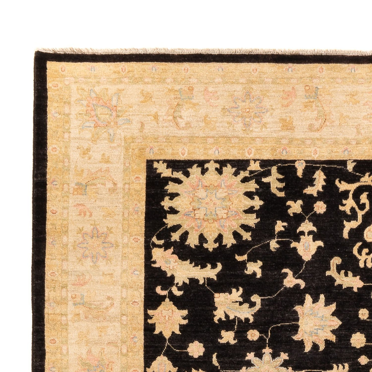 Ziegler Teppich - 342 x 259 cm - dunkelblau