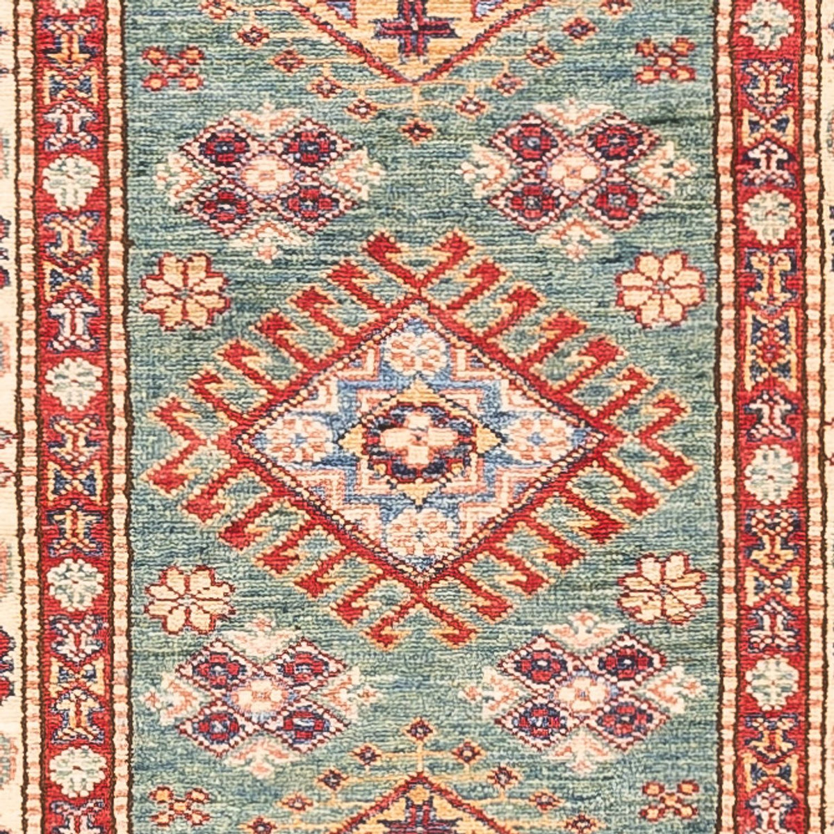 Läufer Ziegler - Kazak - 294 x 84 cm - türkis