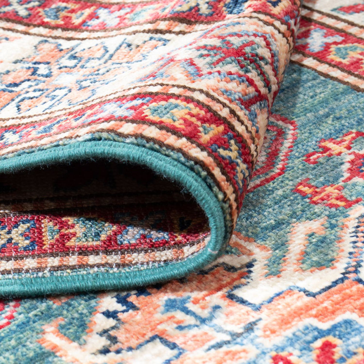 Läufer Ziegler - Kazak - 297 x 78 cm - grün