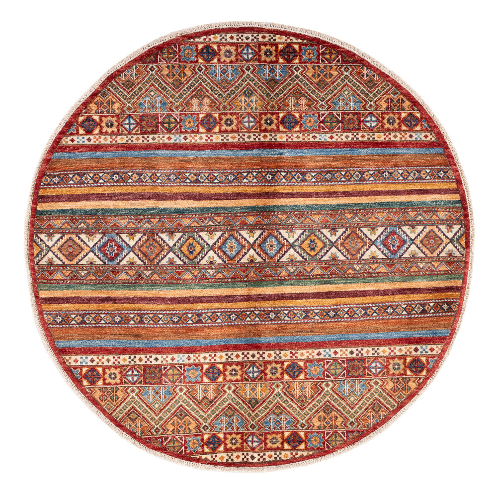 Ziegler Teppich - Shal rund - 137 x 145 cm - mehrfarbig