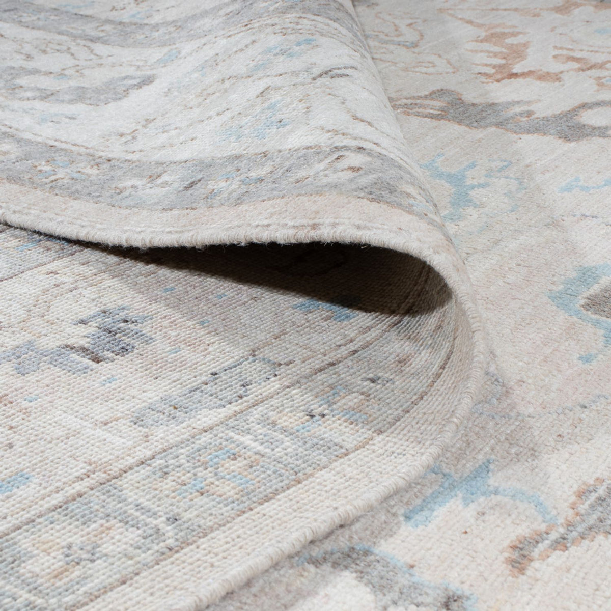 Ziegler Teppich - Usak - 236 x 176 cm - hellgrau