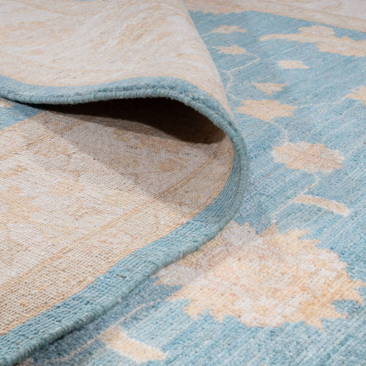 Ziegler Teppich - 243 x 173 cm - blau