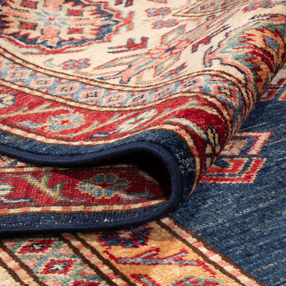 Ziegler Teppich - Kazak - 297 x 244 cm - dunkelblau