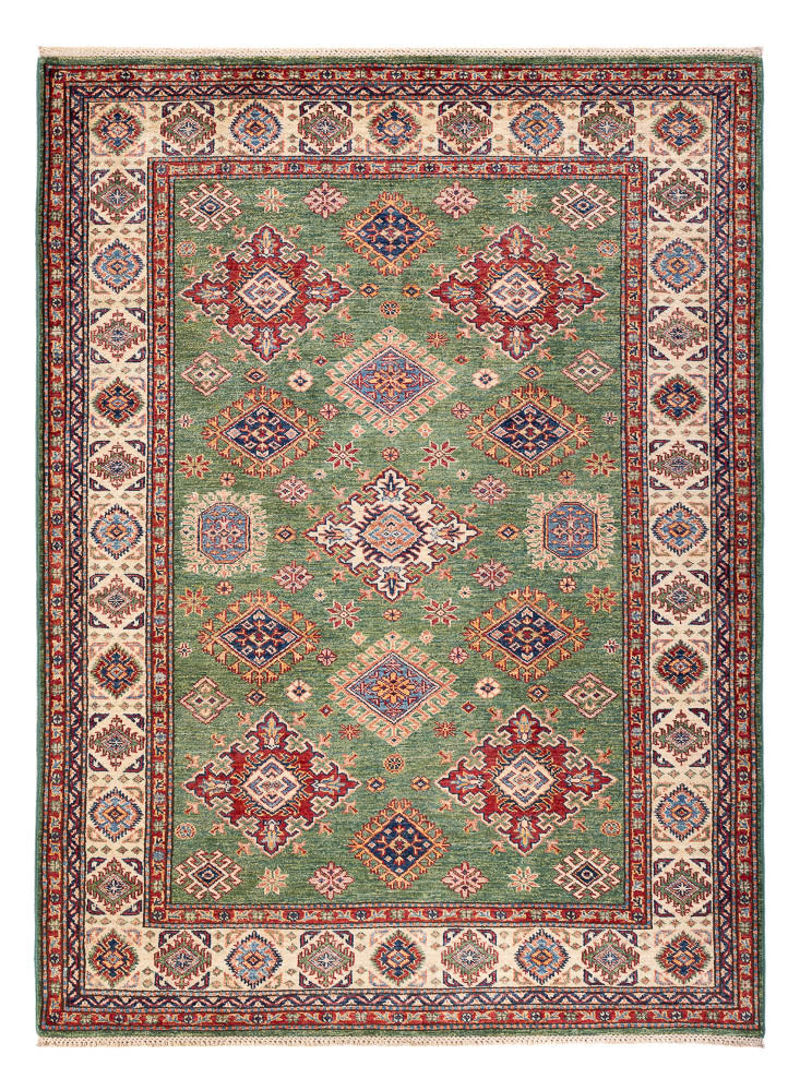 Ziegler Teppich - Kazak - 203 x 150 cm - hellgrün