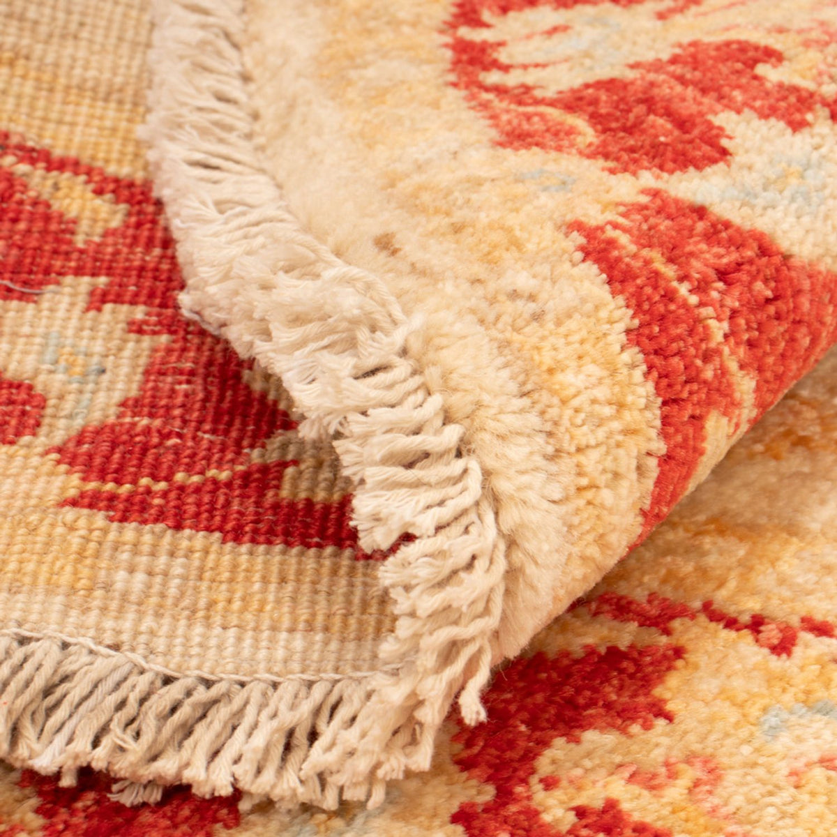 Ziegler Teppich rund - 100 x 99 cm - beige