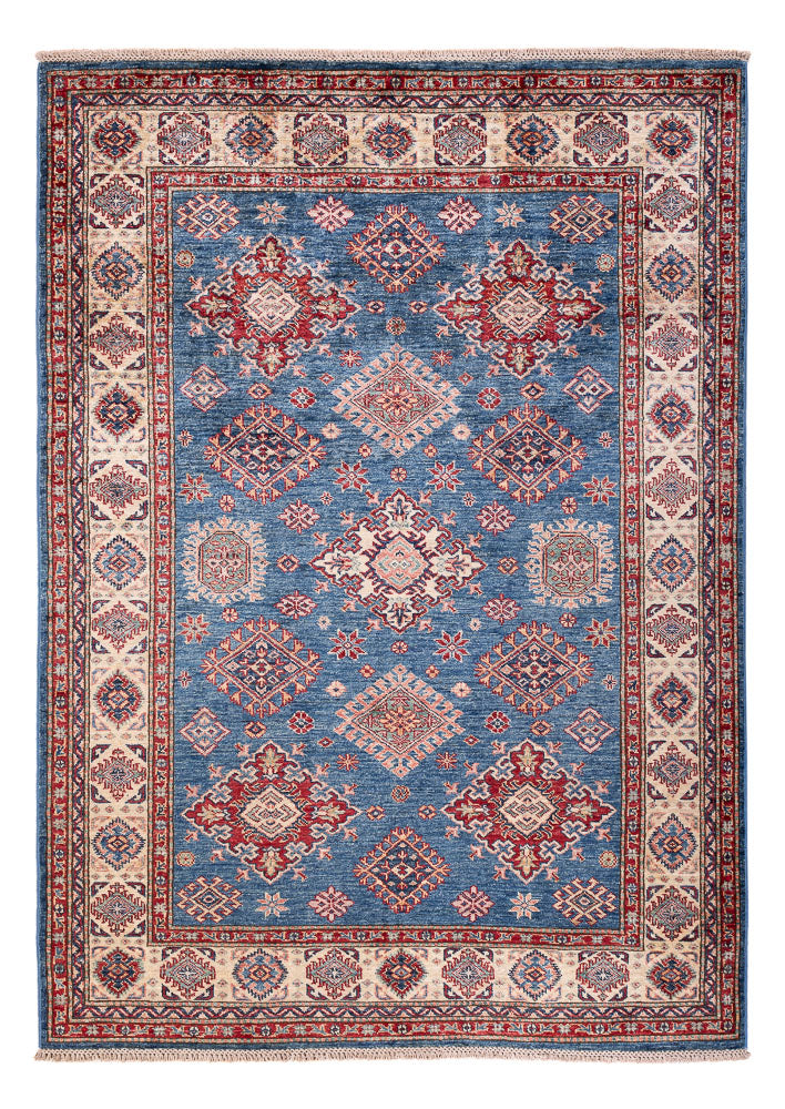 Ziegler Teppich - Kazak - 204 x 146 cm - blau