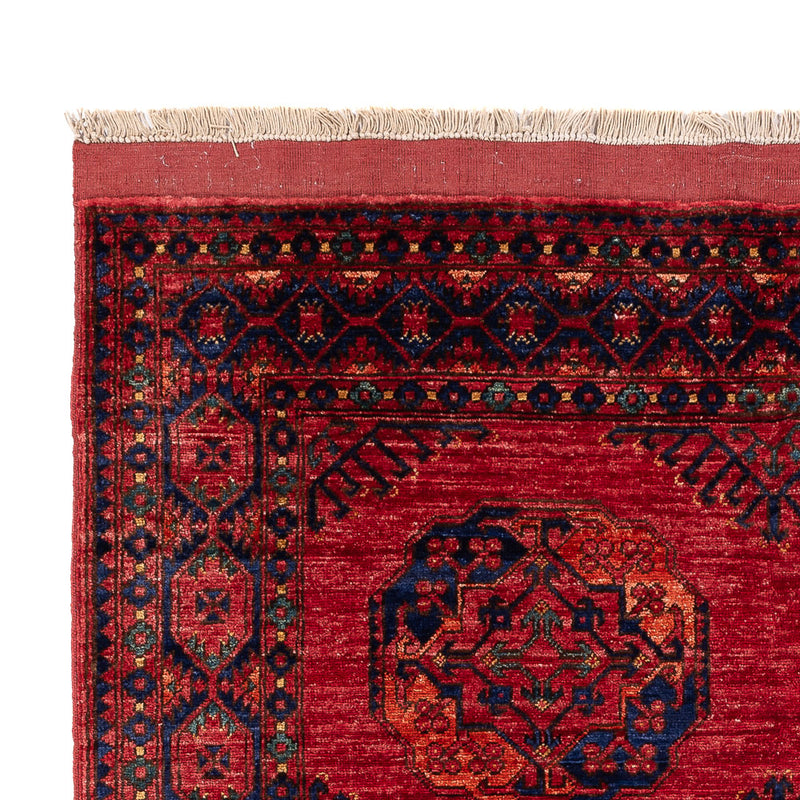 Afghan Teppich - Kunduz - 205 x 153 cm - rot