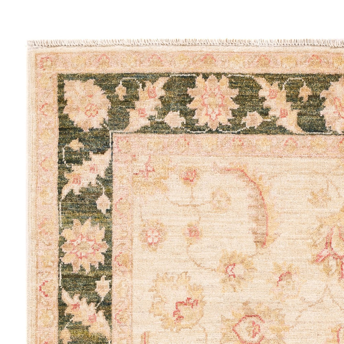 Ziegler Teppich - 182 x 125 cm - naturweiß