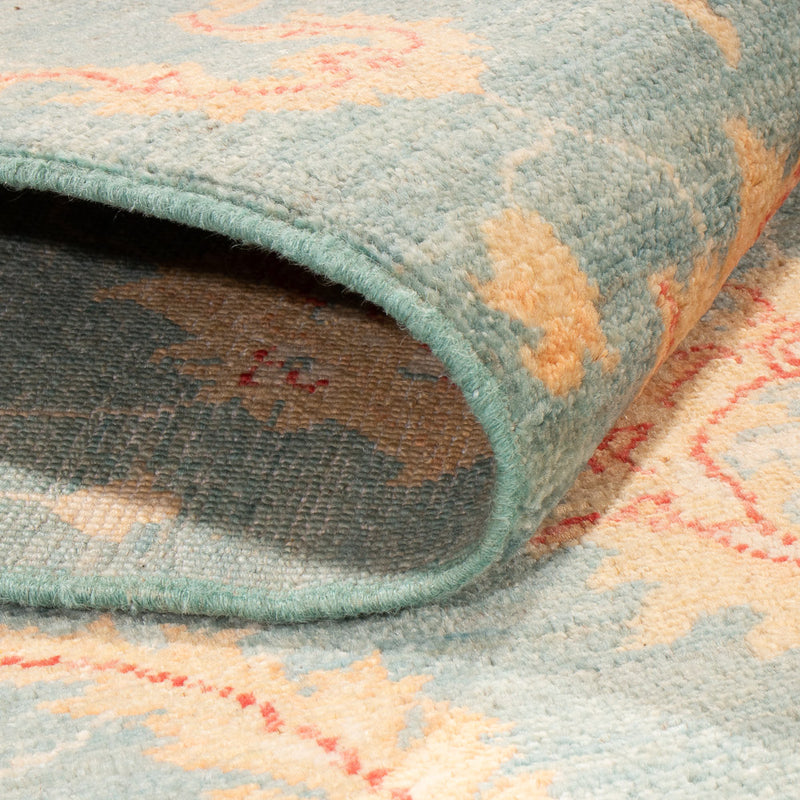 Ziegler Teppich - 179 x 125 cm - seeblau